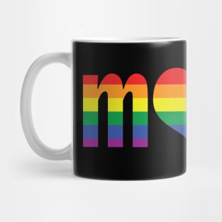 Pride Mom Heart Mug